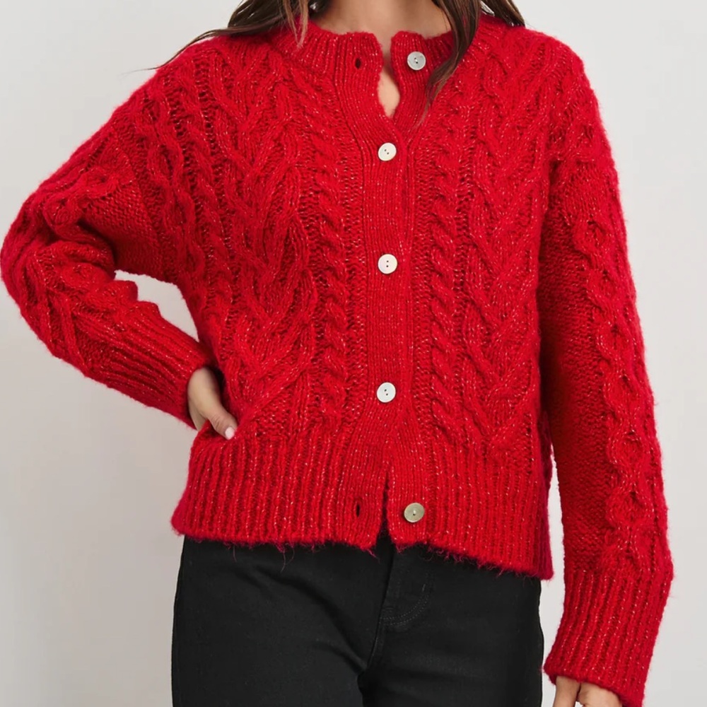 Rails Amelie Cable Knit Sweater